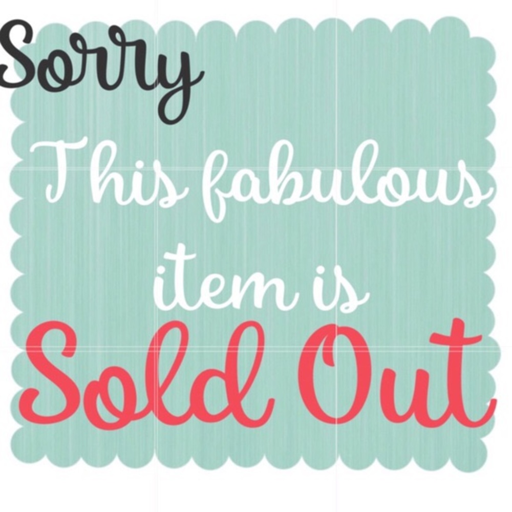 All items beyond this point are sold!